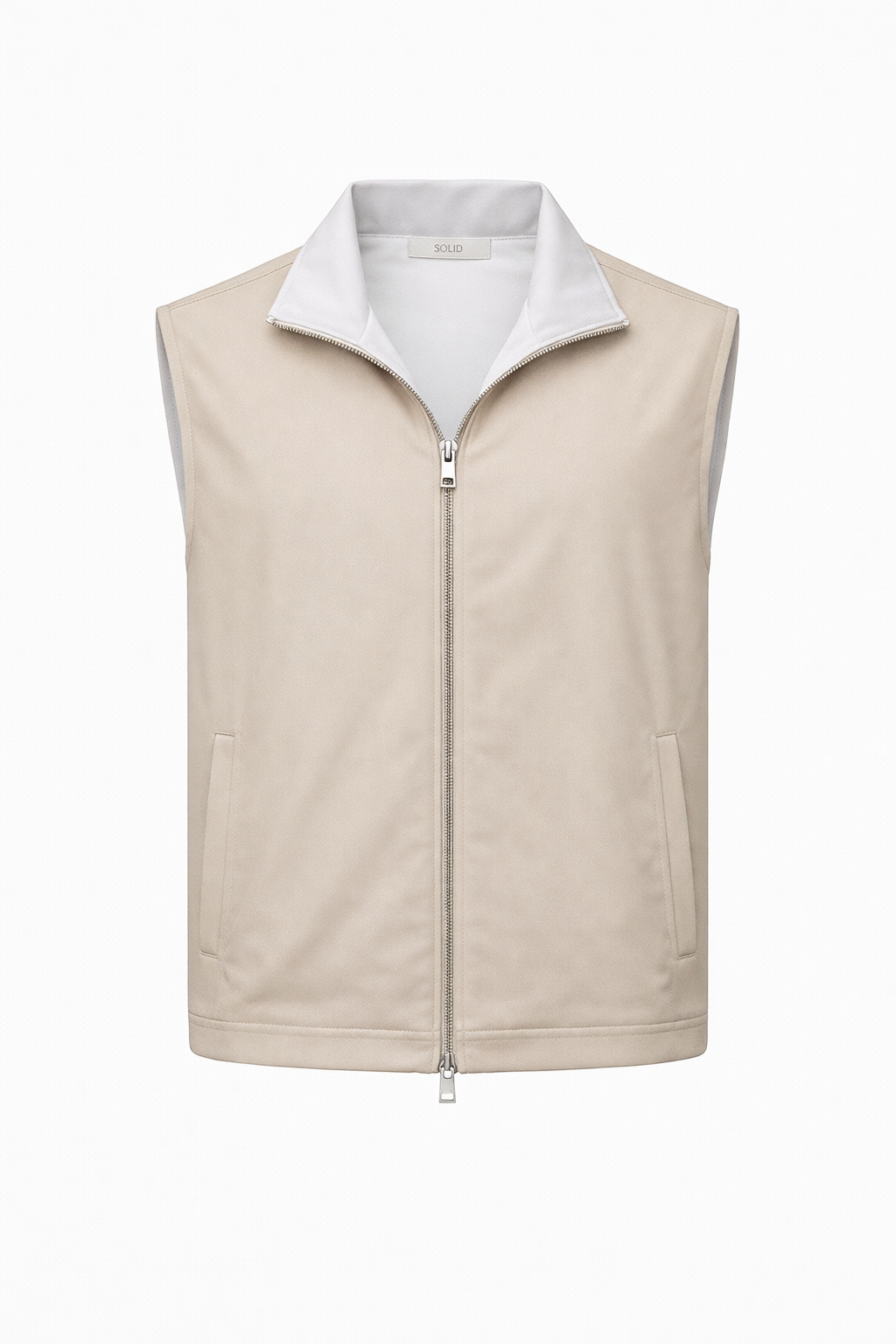 Imperium Gilet Beige Wit