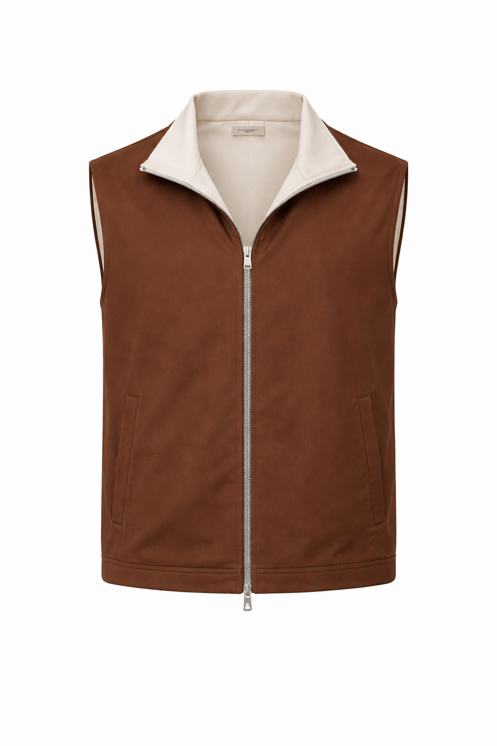 Imperium Reversible Gilet Bruin Beige