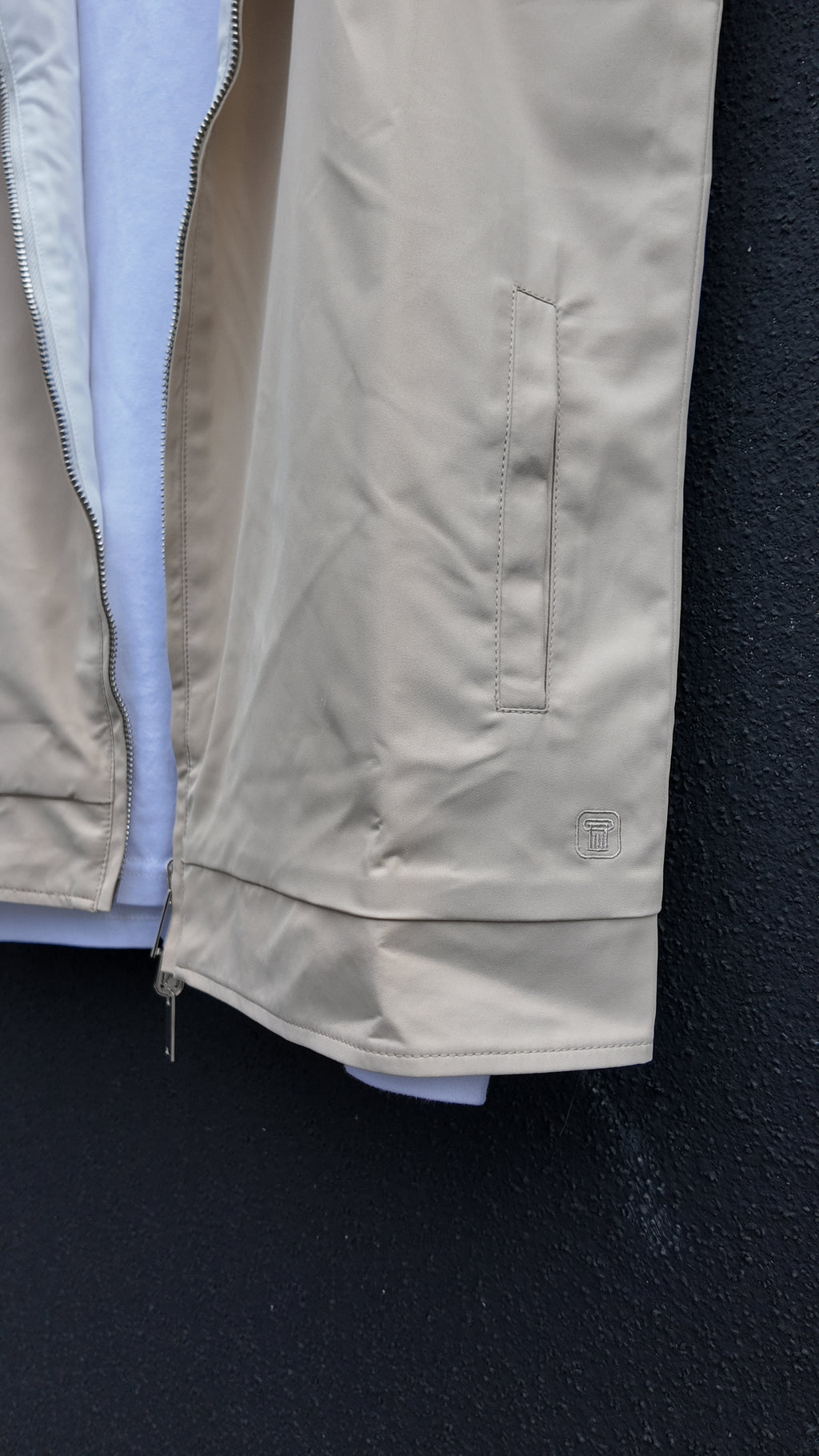 Imperium Gilet Beige Wit