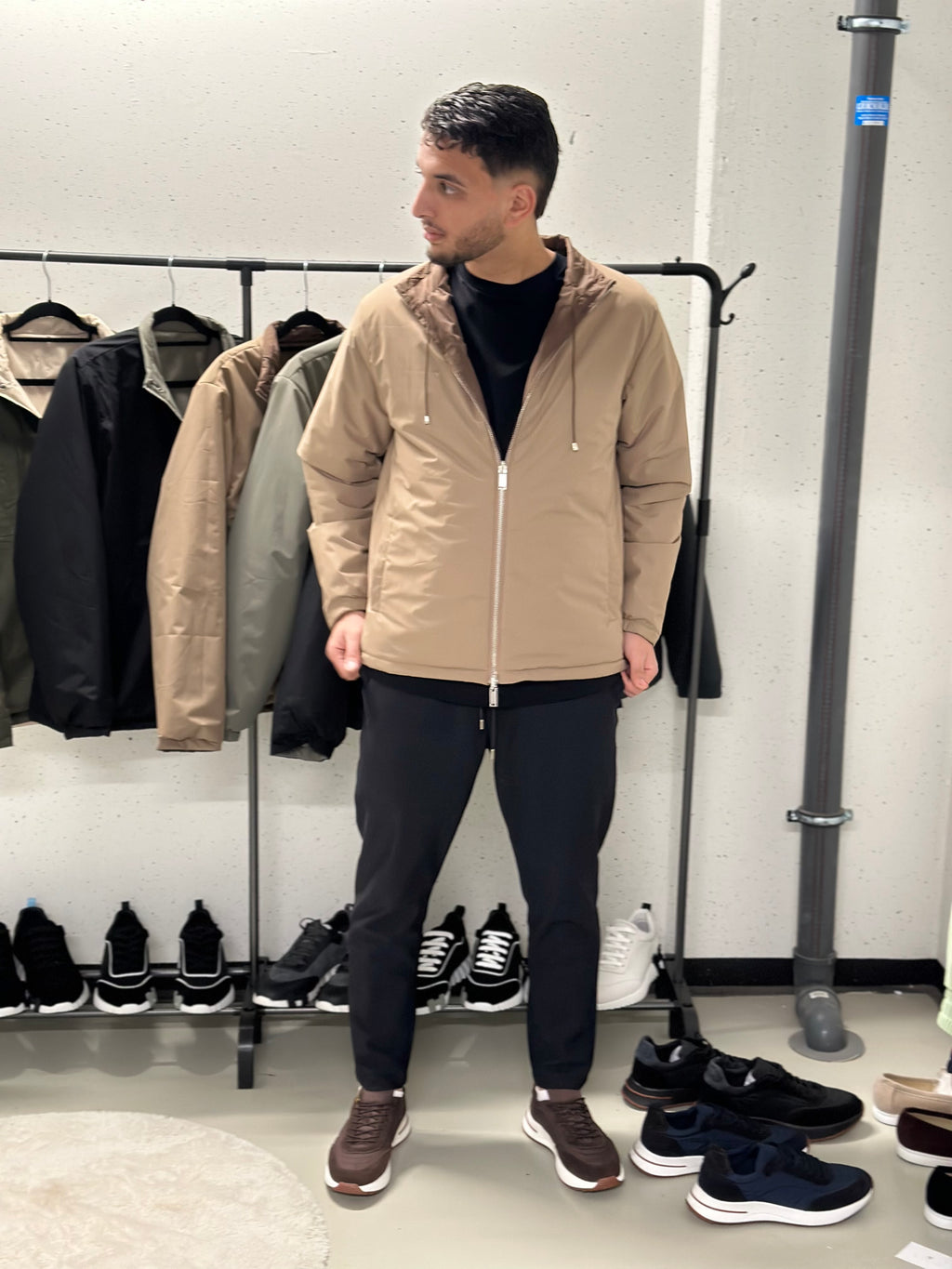 Royal Coat Dubbelzijdig Brown/Beige