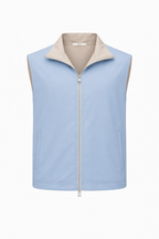 Imperium Gilet Blauw Wit